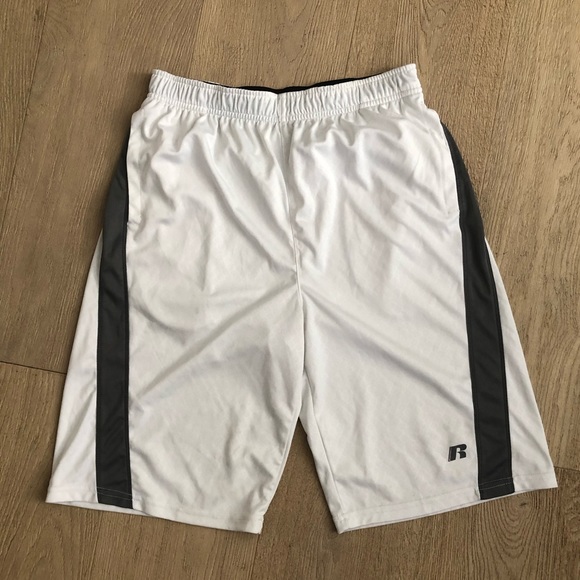 Boys white workout shorts - Picture 1 of 4